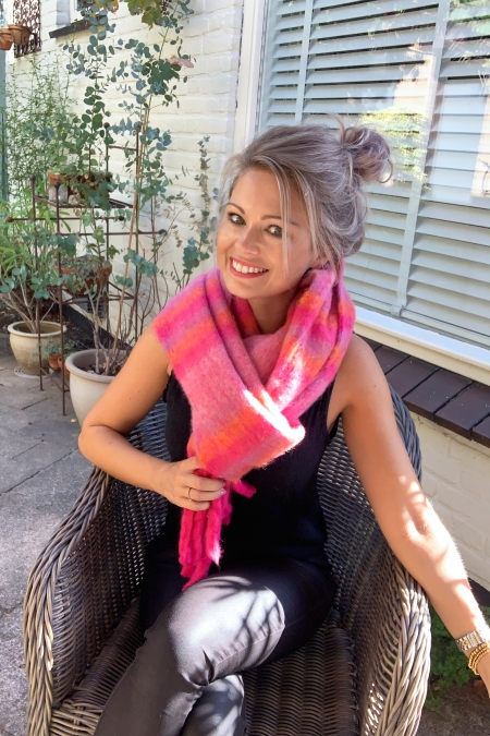 Happy Pink Scarf