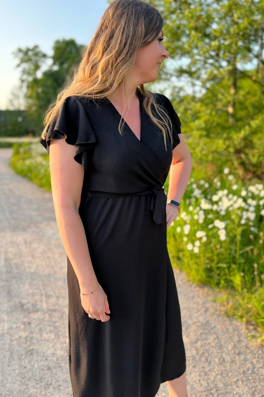 Lenora Dress Zwart