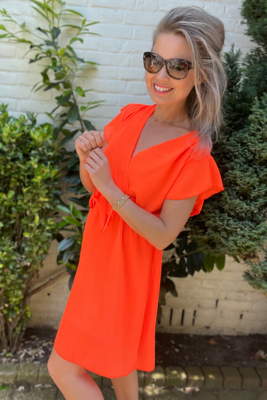 Sophia Dress Orange