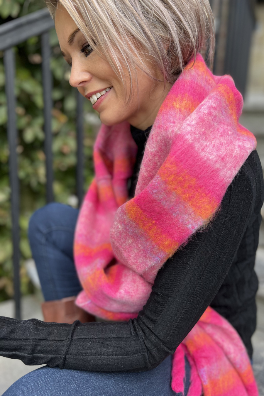 Cosy Pink Scarf