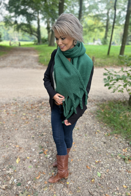 Green Cosy Chic Scarf