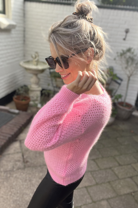 roze trui
