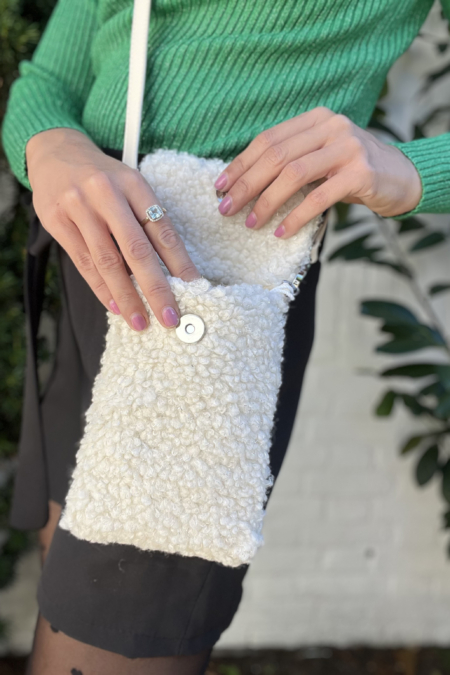 teddy tasje voor telefoon